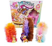 Whiffies, S’Mores 3-Pack, Collectible Animals with Scented Plush Tails, Kids Toys for Girls Ages 5 and up
