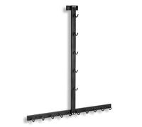 Whiidoom Lat Pulldown Bar and Attachment Storage Rack for Mag Grip Machines - Cable Attachment Stand for Home Gym and Wall Storage