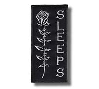 While She Sleeps Patch Badge Embroidered Iron on Applique