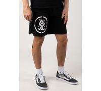 While She Sleeps - Stencil Circle Logo - Shorts - black - S - 100% Polyester S