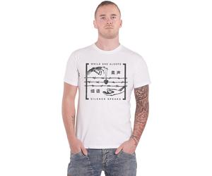 While She Sleeps T Shirt Silence Speaks Song Band Logo Official Mens New White