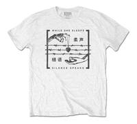 While She Sleeps - T-Shirt # M White Unisex # Silence Speaks