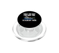 While You Wait For High Tide I'm Already There Airboat Swamp PopSockets PopGrip for MagSafe