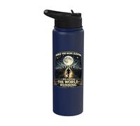 While You were Sleeping Funny Night Shift Worker Stainless Steel Insulated Water Bottle