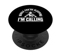While Youre Sleeping Im Calling Coyote Hunting PopSockets Adhesive PopGrip