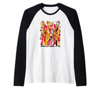 Whimsical Animal Jazz Band Orchestra Music Raglan Baseball Tee