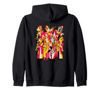 Whimsical Animal Jazz Band Orchestra Music Zip Hoodie