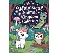 Whimsical Animal Kingdom Coloring Book for Kids: A Magical World of Enchanted Creatures to Bring to Life with Color and Imagination