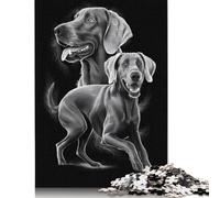 Whimsical Black Panther Puzzle Jigsaws 500 Pieces for Adults Puzzle Jigsaws for Adults Brain Teaser Puzzle 500pcs (52x38cm)