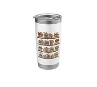Whimsical Books and Blooms Stainless Steel Insulated Tumbler