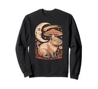 Whimsical celestial capybara resting under a woodland star Sweatshirt