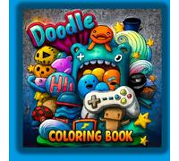 Whimsical Creatures: A Doodle Coloring Book for Kids: No-Shade, No-Border Coloring Fun for Little Artists