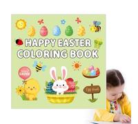 Whimsical Easter Doodle, Easy Fun Workbook, Cartoon Illustration Book with Playful Pages, Sturdy Paper Material Journal, Relaxation Sketchbook with Cute Theme, Coloring Activity for Children and Teens