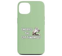 Whimsical Embrace The Cattywampus Quirky Cat Funny Case for iPhone 13
