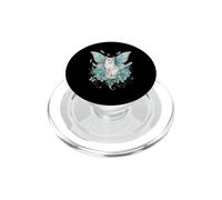 Whimsical Fairy Cat Butterfly Wings Floral Fantasy PopSockets PopGrip for MagSafe
