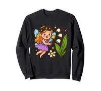 Whimsical Fairy Enchantment Cute Flower Sweatshirt