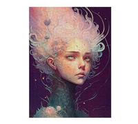 Whimsical Fantasy Portrait -2 Colourful Jigsaw Puzzle for Adults, 500 PCS