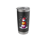 Whimsical Festive Snowman Stainless Steel Insulated Tumbler