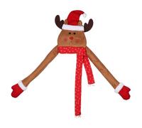 Whimsical - Festive Tree Topper for Holiday Displays | Cute Winter Ornament with Glitter Finish, Lightweight Build & Eye catching Design for Party, Supermarkets, Hotels and Celebrations