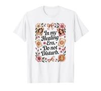 Whimsical Floral Empowerment in My Healing era Peace T-Shirt