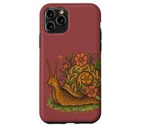 Whimsical Floral Snail Nature Garden Explorer Vibes Case for iPhone 11 Pro
