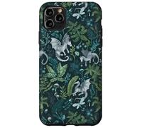 Whimsical Forest Dragon & Fern Botanical Floral Fantasy Case for iPhone 11 Pro Max