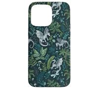 Whimsical Forest Dragon & Fern Botanical Floral Fantasy Case for iPhone 15 Pro Max