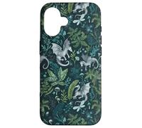 Whimsical Forest Dragon & Fern Botanical Floral Fantasy Case for iPhone 16