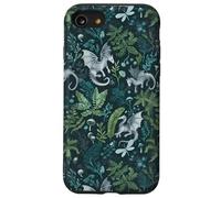 Whimsical Forest Dragon & Fern Botanical Floral Fantasy Case for iPhone SE (2020) / 7/8