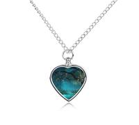 Whimsical Forests Sparkling Fireflie Pet Ash Necklace Keepsake Heart Pendant Memorial Jewelry Necklaces