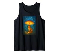 Whimsical Fox Under Mushroom Canopy Tank Top