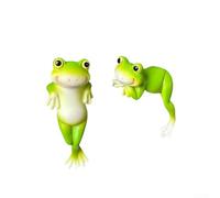 Whimsical Frog Figurines for Your Garden or Indoor Plants, Adds a Creative Touch to Your Home