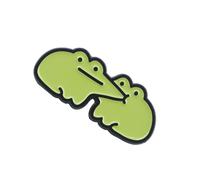 Whimsical Frogs Pin Brooch Stylish Frogs Lapel Pin Brooch Jewelry Great for Backpacks T Shirts and Jackets Kids Gift Jewelry