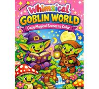 Whimsical Goblin World Coloring Pages | Cute Fantasy Creatures & Magical Forest Coloring Book for Kids
