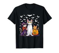 Whimsical Halloween Cats T-Shirt