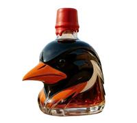 Whimsical Hawks Head Shaped Glass Whiskeys Bottle Animal Decanter Alcohols Container Humorous Drinking Accessories Funny Whiskeys Hawks Head Bottle