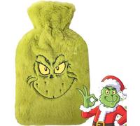 Whimsical Hot Water Bottles: The Grinch 1 Litre Christmas Novelty Gift