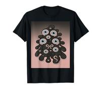 Whimsical Jirai Kei Blob Creature with Pastel Blue Eyes T-Shirt