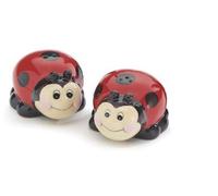 Whimsical Ladybug Lady Bug Salt and Pepper Shaker Set for Kitchen Decor