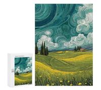 Whimsical Landscape Painting Puzzle 1000 Teile Schwer Puzzle Spielzeug Lernspiel Impossible Herausforderungsspielzeug Für Erwachsene Kinder 300 PCS