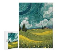 Whimsical Landscape Painting Puzzle 1000 Teile Schwer Puzzle Spielzeug Lernspiel Impossible Herausforderungsspielzeug Für Erwachsene Kinder 500 PCS