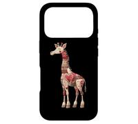 Whimsical Love Giraffe Patchwork Hearts Case for iPhone 17 Pro