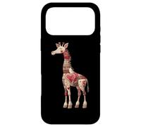 Whimsical Love Giraffe Patchwork Hearts Case for iPhone 17 Pro Max