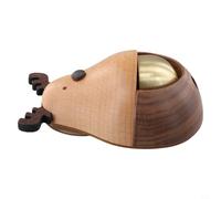 Whimsical Lucky Cat Doorbell Wind Chime with Copper Bell for an Inviting Home Entrance (Deer)