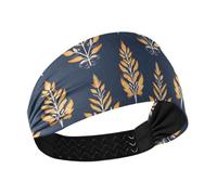 Whimsical Night - Fern Grove Non-Slip stretch headbands for women Elastic hairbands for women's hair for hiking Workouts washing face hikingColorful Duchshund Dog Stars