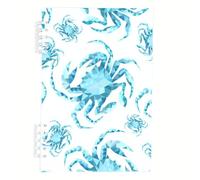 Whimsical Ocean Notebook, Cute Marine A5 Notebooks, Lined Paper Lined A5 Notebook 120Pages/60Sheets, Exercise Books for Study, Note Books for Note Taking, College Supplies Women Man