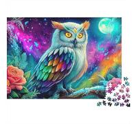 Whimsical Owl Jigsaw for Adults 1000 Challenging Puzzles Ocean Creature Puzzle Game for The Whole for Women Gifts for Men A Unique100% Recvcled Cardboard38x26cm/1000pcs