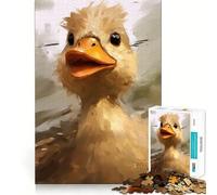 Whimsical Quack Art Jigsaw 1000 Pieces for Teenagers Mental Boost Game Firm Fit Secure Assembly Family Fun Night Activity (50x75cm)