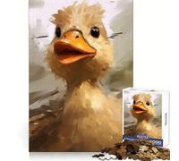 Whimsical Quack Art Puzzles for Adults 1000 Puzzles Smart Exercise Light Enjoyment Accurate Edges Holiday Treat (38x52cm)