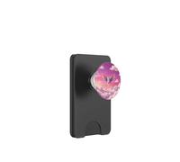 Whimsical Rainbow Cat Flying Pink Sky Cute Fantasy Accessory PopSockets PopWallet for MagSafe